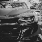 Luxury Cars - Artistic black and white close-up of a Chevrolet #11532597