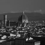 City Architecture - Aerial photograph of Florence's iconic cathedral #12197254