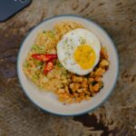 Food Aesthetics - Delicious Indonesian fried rice with a sunny-sid #19834047