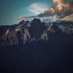 Mountain Landscapes - A breathtaking view of shadowed mountains under  #28352777