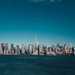 City Architecture - Stunning view of the New York City skyline with  #28909155