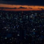 City Architecture - A stunning twilight view of Tokyo's vibrant city #31048512