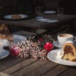 Food Aesthetics - Enjoy a relaxing morning at an outdoor cafe in G #34414648