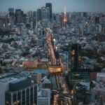 City Architecture - A stunning view of Tokyo's skyline at twilight,  #35175267