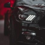 Luxury Cars - Close-up of a black luxury car with striking hea #6584051