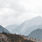 Mountain Landscapes - Stunning aerial view of mountains in Almaty, Kaz #9399134